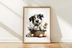 Whimsical Easter Dog Clipart Product Image 3