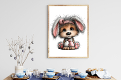 Whimsical Easter Dog Clipart Product Image 3