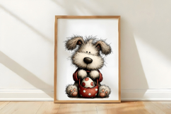 Whimsical Easter Dog Clipart Product Image 3