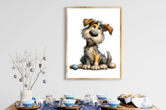 Whimsical Easter Dog Clipart Product Image 3