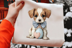 Whimsical Easter Dog Clipart PNG Product Image 2