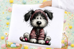 Whimsical Easter Dog Clipart Png Product Image 2