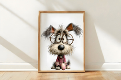 Whimsical Easter Dog Clipart PNG Product Image 3