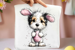 Whimsical Easter Dogs Clipart Product Image 2