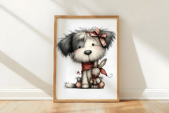 Whimsical Easter Dogs Clipart Product Image 3