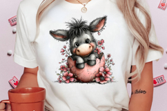 Whimsical Easter Donkey Clipart Product Image 2