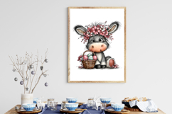 Whimsical Easter Donkey Clipart Product Image 3