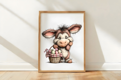 Whimsical Easter Donkey Clipart Product Image 3