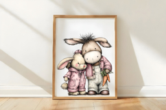 Whimsical Easter Donkey Clipart Product Image 3
