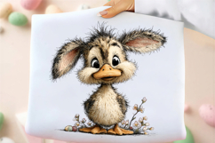 Whimsical Easter Duck Clipart Product Image 2