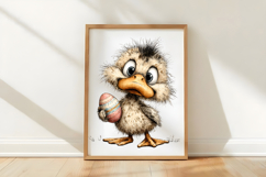 Whimsical Easter Duck Clipart Product Image 3
