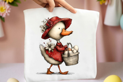 Whimsical Easter Duck Clipart Product Image 2