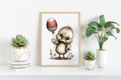Whimsical Easter Duck Clipart Product Image 2