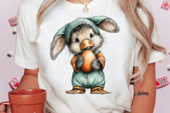 Whimsical Easter Duck Clipart Product Image 2