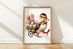 Whimsical Easter Duck Clipart Product Image 2