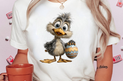 Whimsical Easter Duck Clipart Product Image 2