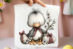 Whimsical Easter Duck Clipart Product Image 2