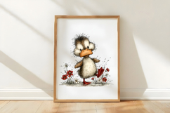 Whimsical Easter Duck Clipart Product Image 3