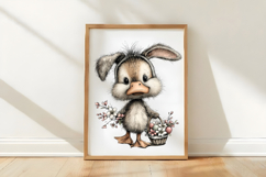 Whimsical - Easter Duck Clipart Product Image 3