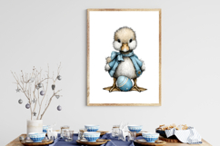 Whimsical Easter Duck Clipart Product Image 3