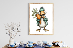 Whimsical Easter Duck Clipart Product Image 3