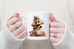 Whimsical Easter Duck Clipart Product Image 4