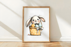 Whimsical Easter Egg Basket Clipart Product Image 3