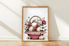 Whimsical Easter Egg Basket Clipart Product Image 3