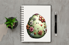 Whimsical Easter Egg Clipart Product Image 2