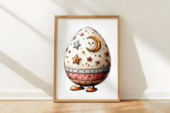 Whimsical Easter Egg Clipart Product Image 3
