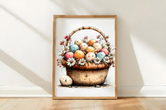 Whimsical Easter Eggs Basket Clipart Product Image 3