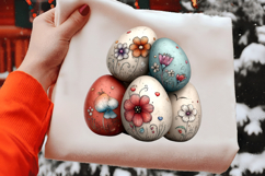 Whimsical Easter Eggs Clipart Product Image 2