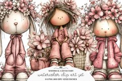 Whimsical Easter Fairy Clipart - Easter Fairy PNG Product Image 1