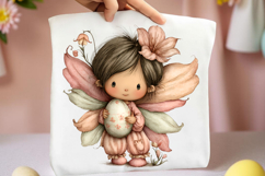Whimsical Easter Fairy Clipart Product Image 2