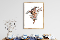 Whimsical Easter Fairy Clipart Product Image 3