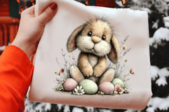 Whimsical Easter Farm Animals Clipart Product Image 2