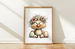 Whimsical Easter Farm Animals Clipart Product Image 3