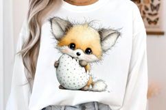 Whimsical Easter Fox Surprise Clipart Product Image 2