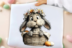 Whimsical Easter Funny Bunny Clipart Product Image 2