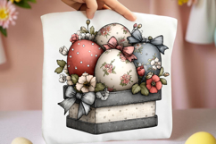 Whimsical Easter Gift Box Clipart Product Image 2