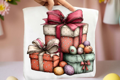 Whimsical Easter Gift Box Clipart Product Image 2