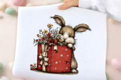 Whimsical Easter Gift Box Clipart Product Image 2