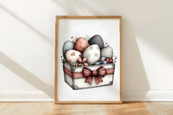 Whimsical Easter Gift Box Clipart Product Image 3