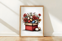 Whimsical Easter Gift Box Clipart Product Image 3