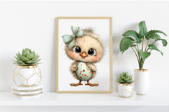 Whimsical Easter Gingham Clipart PNG Product Image 2