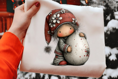 Whimsical Easter Gnome Clipart Product Image 2