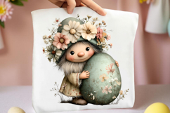 Whimsical Easter Gnome Clipart Product Image 2