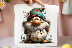Whimsical Easter Gnome Clipart Product Image 2