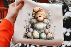 Whimsical Easter Gnome Clipart Product Image 2