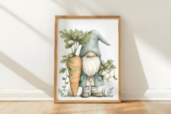 Whimsical Easter Gnome Clipart Product Image 3
